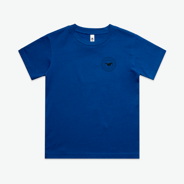 Hunter Valley Western Youth T-shirt - Royal Blue.