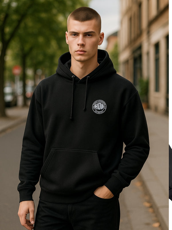 Men’s Black Hoodie.