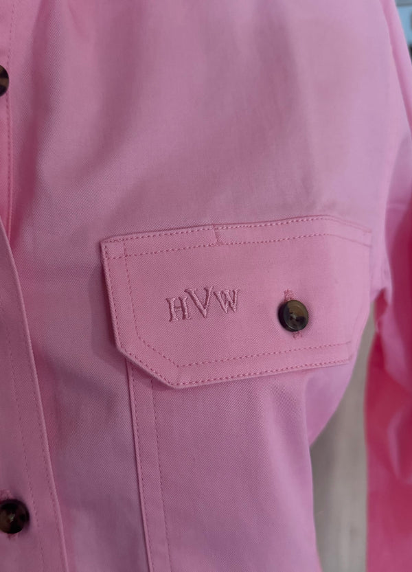 Ladies Work Shirt- Candy Pink.