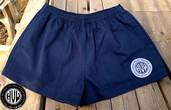 Navy Rugby Shorts.