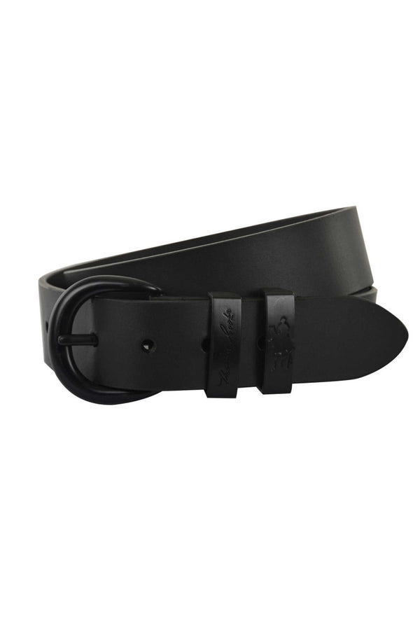 Thomas Cook Mens Black Twin Keeper Belt