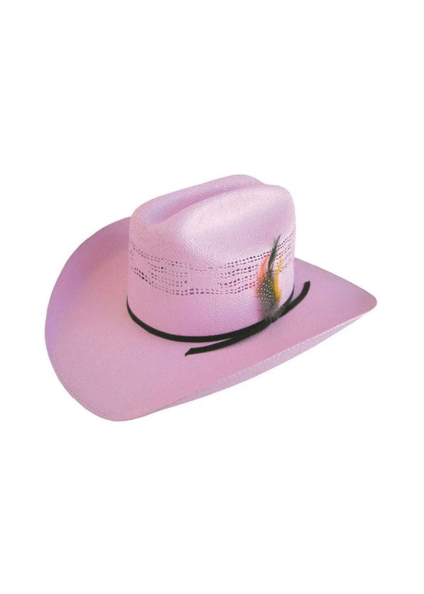 Wrangler Kids Boll Bangora Cowboy Hat - Pink